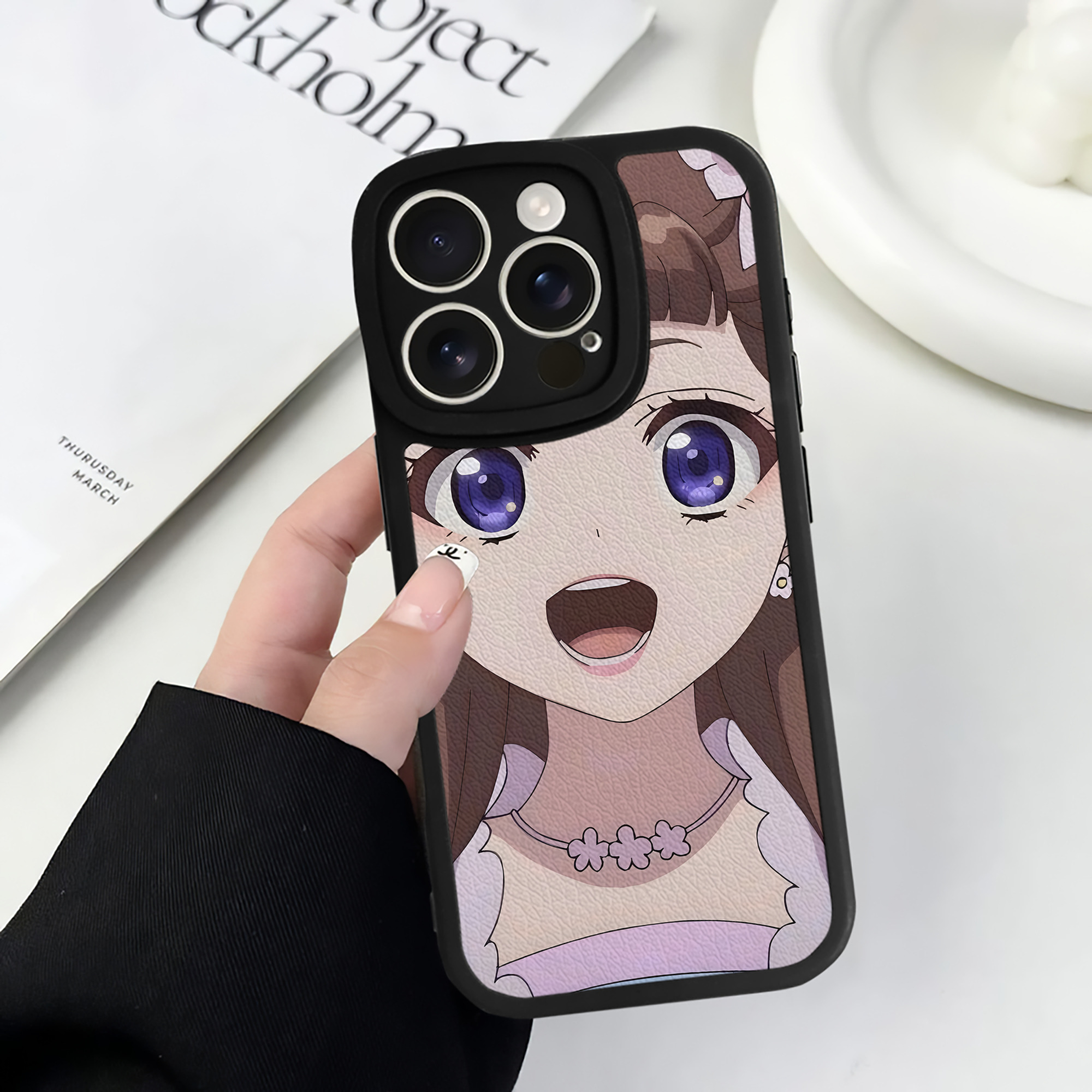 薬屋のひとりごと The Apothecary Diaries 【iPhone 16シリーズ対応】シリコンスマホケース（レザー調） 材質：シリコン